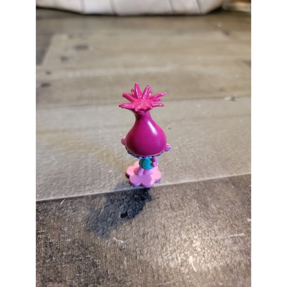 Trolls pink poppy toy figure flower crown - Picture 3 of 4